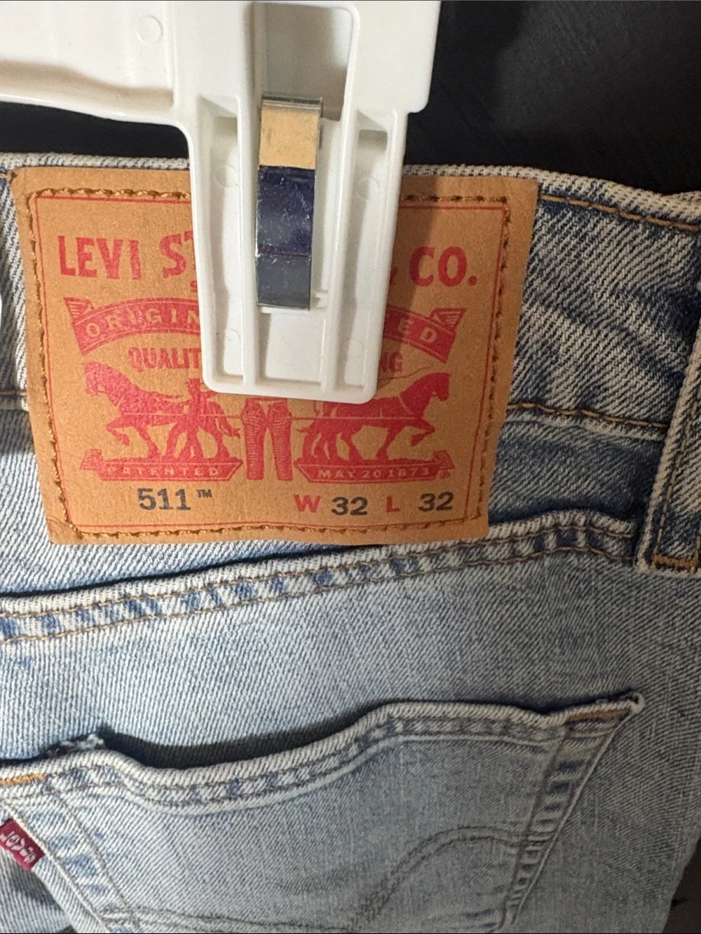Levi's Men's Vintage Light Blue Slim Straight Jeans